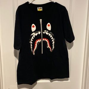 Used bape tee size XL fits like a large